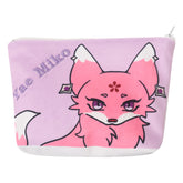 Genshin Impact Rainden Shogun Yae Miko HUTAO Ganyu Cosplay 3D Printed Plush Handbag Clutch Bag for Men Women